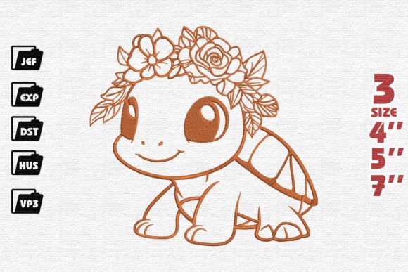Baby Turtle Embroidery Review: A Delightful Addition to Your Design Collection
