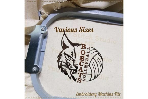 Bobcat Volleyball Embroidery Design Review for Personalized Gifts