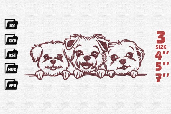 Cute Dogs Peeking Embroidery Review for Real Projects