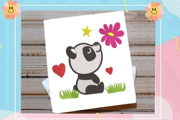 Cute Panda Embroidery Design Review for Business Use