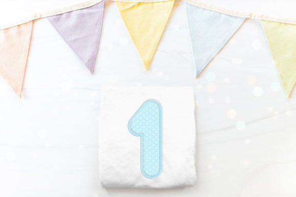 Cute Round Number 1 Applique Embroidery Review