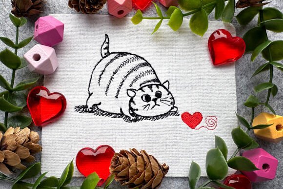 Fat Cat Machine Embroidery Design Review: A Playful Choice for Personalized Gifts