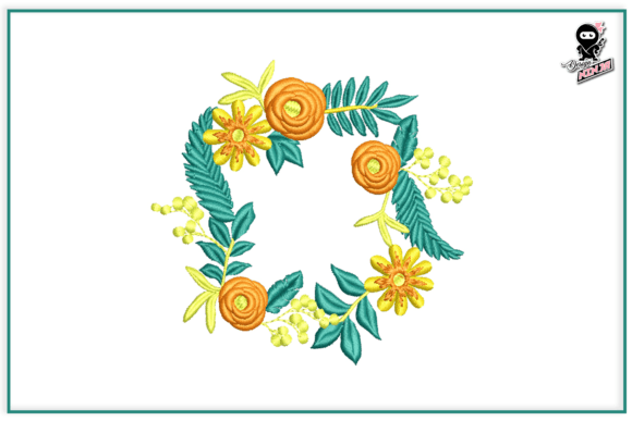 Floral Wreath Embroidery, Summer Blooms Review