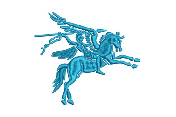 Horse Flying Embroidery Design Review for Boutique Apparel