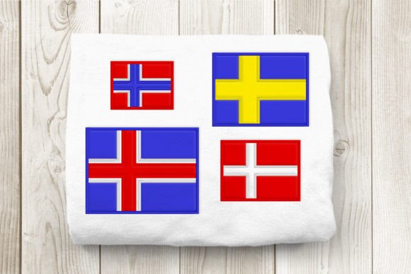 Nordic Cross Flag Applique Embroidery Review