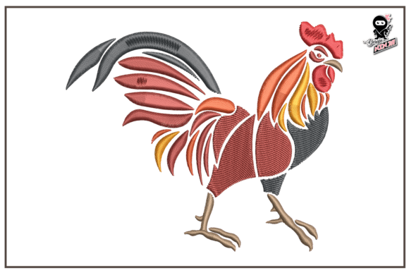 Rooster Embroidery Design Review: A Detailed Look
