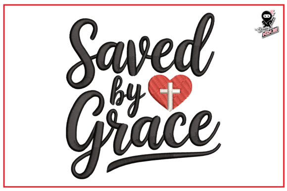 Saved by Grace Christian Embroidery Review for Sellers