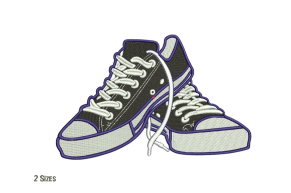 Sneakers Machine Embroidery Design: A Seasonal Style Statement
