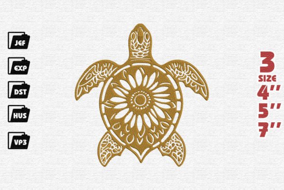 Turtle Mandala Embroidery: A Designer’s Perspective